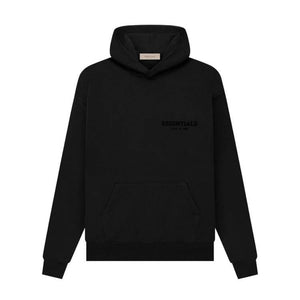 Fear of God ESSENTIALS Black Felt Pullover Hood