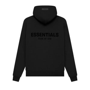 Fear of God ESSENTIALS Black Felt Pullover Hood