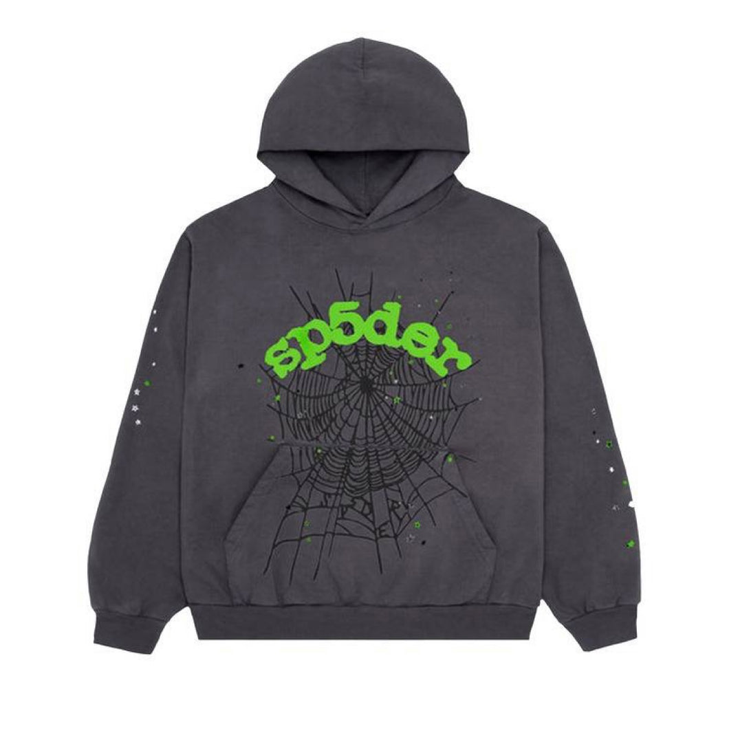 Sp5der Web Hood Dark Slate/Green