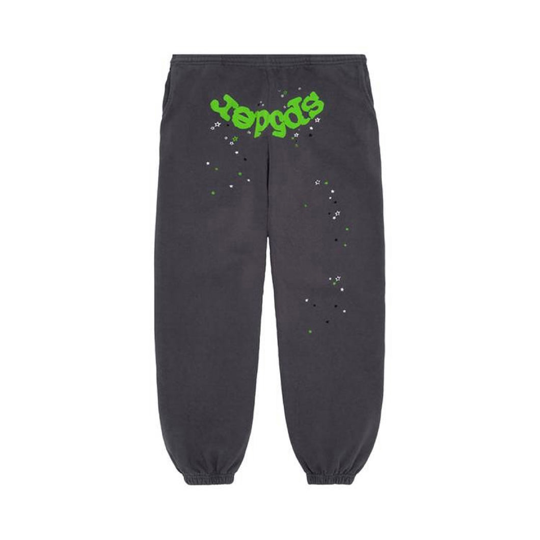 Sp5der Web Sweatpants Dark Slate/Green