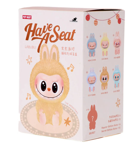 Pop Mart Labubu The Monsters Have a Seat Vinyl Plush Single Blind Box