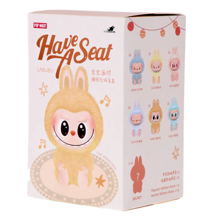 Pop Mart Labubu The Monsters Have a Seat Vinyl Plush Single Blind