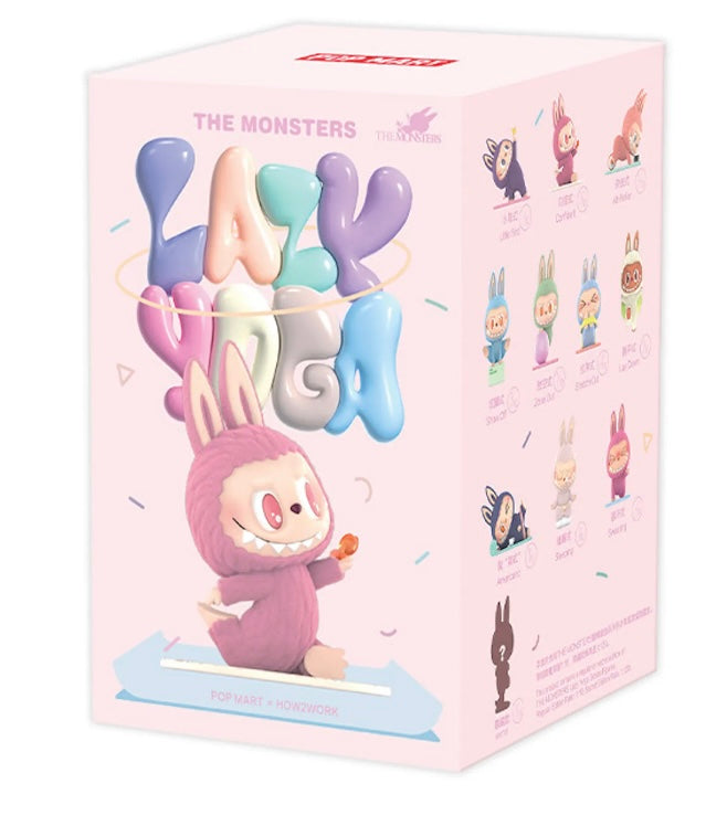 Pop Mart Labubu The Monsters Lazy Yoga Series Figures Single Blind Box