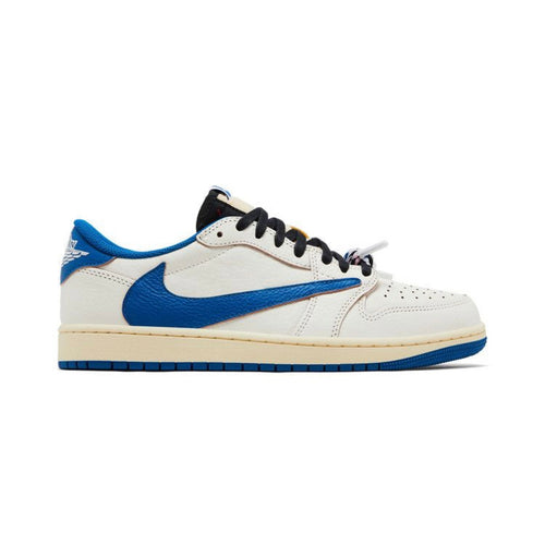 Jordan 1 Low Fragment x Travis Scott Sail Military Blue