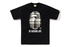 BAPE Check By Bathing Ape Tee Black