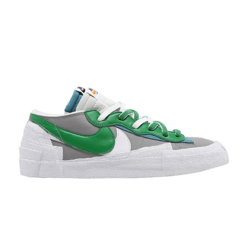 Nike Blazer Low Sacai Medium Grey Classic Green