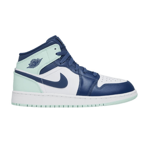Jordan 1 Mid Blue Mint (GS Mens)