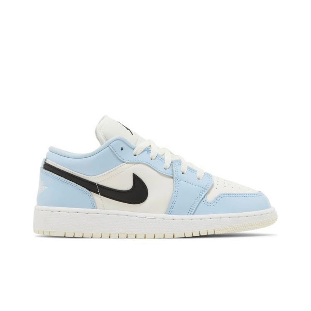 Jordan 1 Low Ice Blue Black (GS)