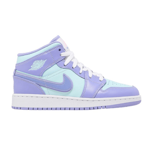 Jordan 1 Mid Purple Pulse Glacier Blue