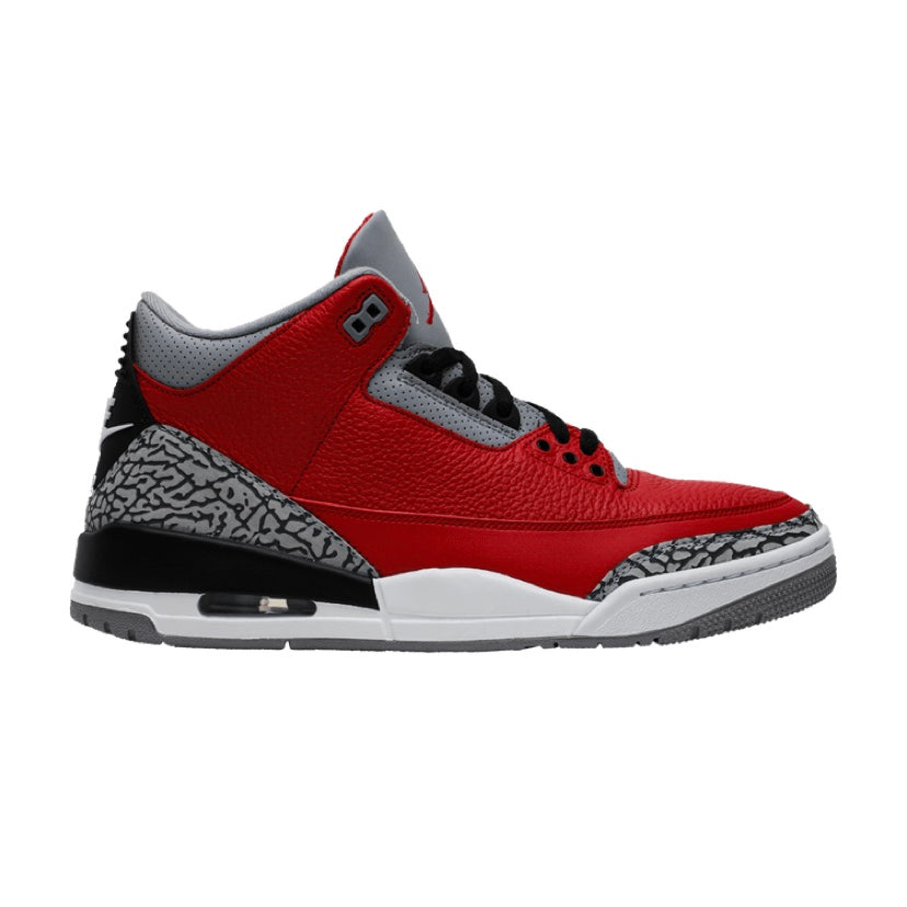 Jordan 3 Retro Fire Red Cement (GS, Mens)