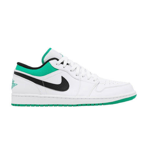 Jordan 1 Low White Lucky Green Black (GS)
