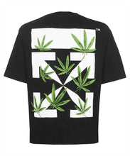 Load image into Gallery viewer, Off-White Weed Arrows Black Tee