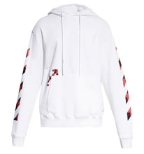 Load image into Gallery viewer, Off-White Squared Red Arrow White Hoodie
