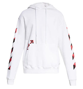 Off-White Squared Red Arrow White Hoodie