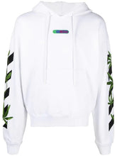 Load image into Gallery viewer, Off-White Weed Arrows White Hoodie