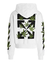 Load image into Gallery viewer, Off-White Weed Arrows White Hoodie