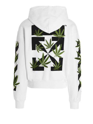 Off-White Weed Arrows White Hoodie