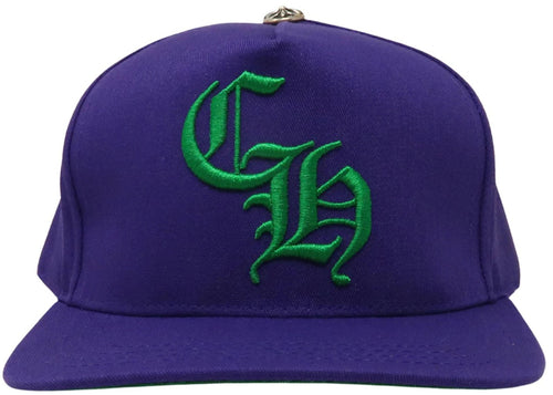 Chrome Hearts CH Baseball Cap (Purple/Green)